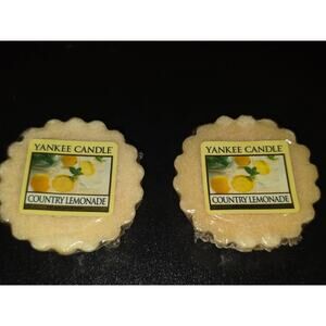 Yankee Candle 2 Pack Country Lemonade Scented Wax Melt Candles Retired Scent